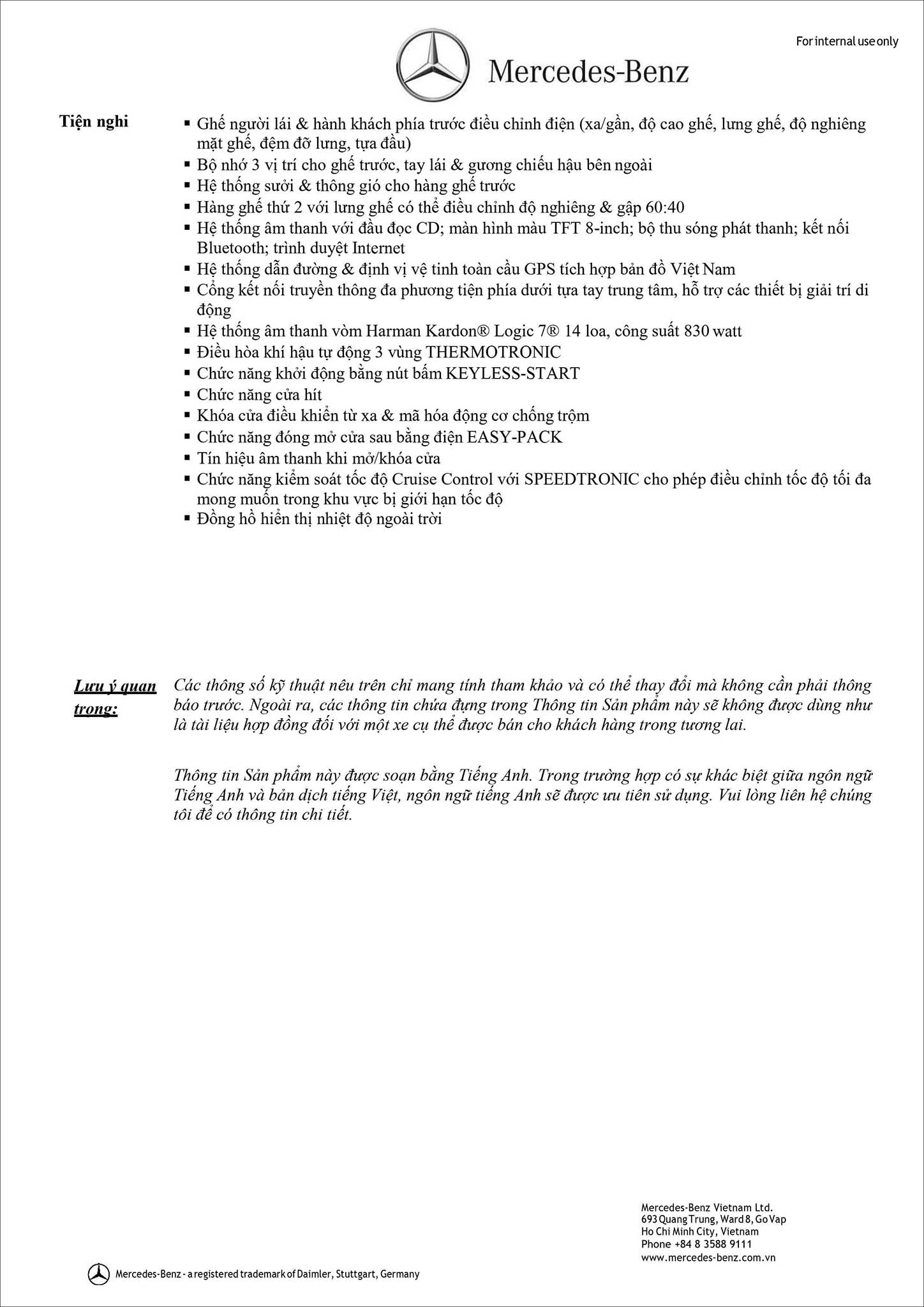 Bảng thông số kỹ thuật Mercedes AMG GLE 43 4MATIC Coupe 2019 tại MercedesVN