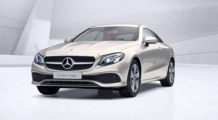 Mercedes E200 Coupe 2019 màu Vàng