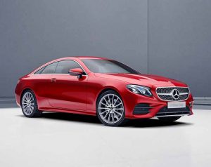 Mercedes E300 Coupe 2019 màu Đỏ