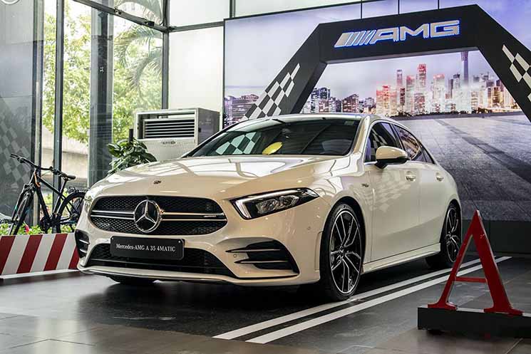 Mercedes AMG A35 4MATIC Sedan 2020 màu Trắng